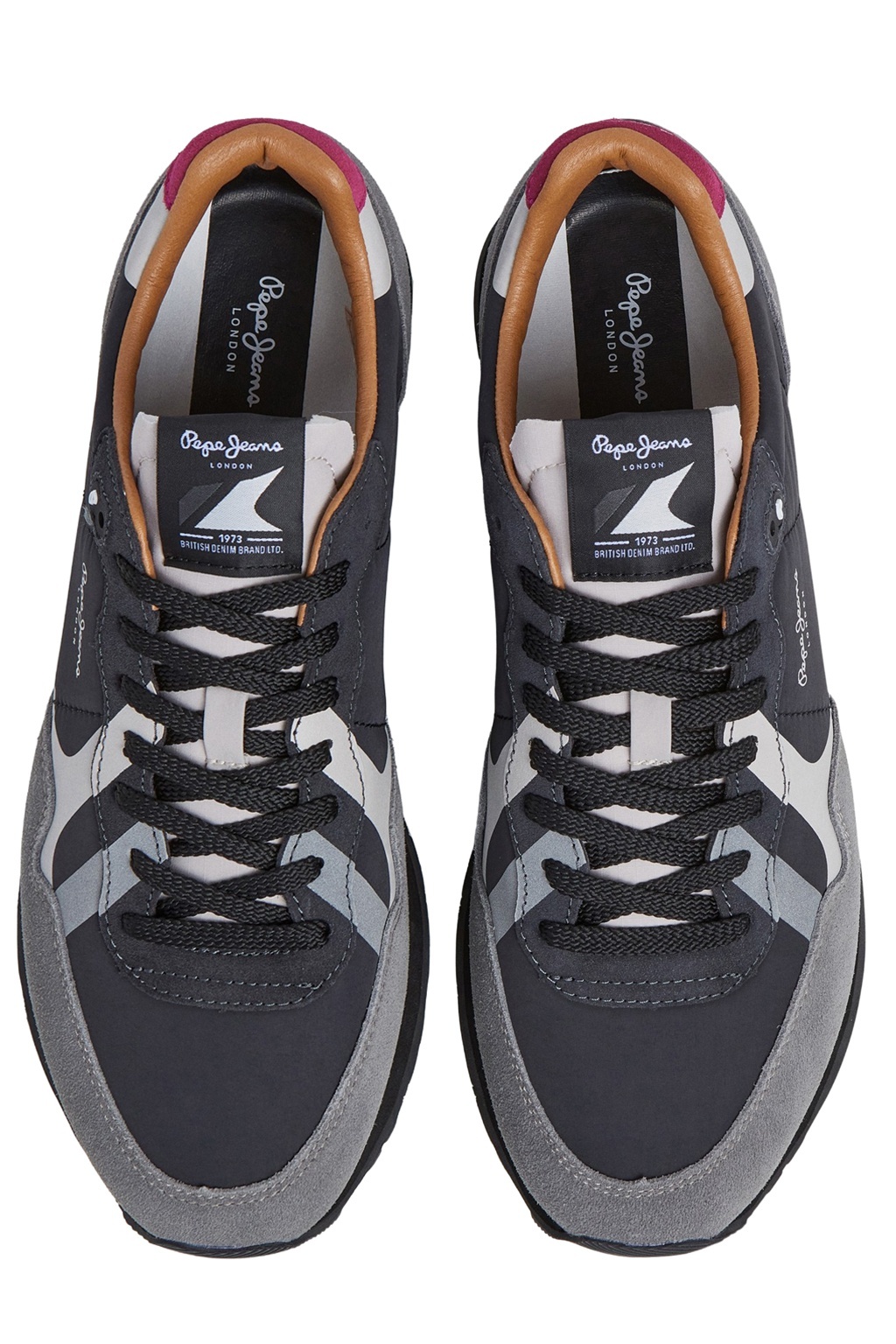 Pepe Jeans Ανδρικό Παπούτσι - Brit Prints - PMS400002-975 - Dark Grey - Image 5
