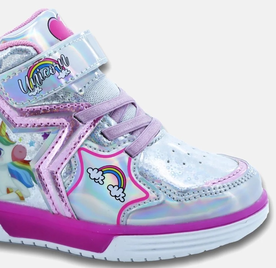 Disney Παπούτσι Παιδικό - Unicorno - Mid cut shoe with Lights - S8010004S - Silver - Image 3