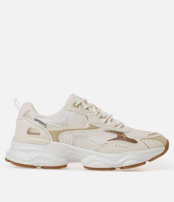 Superdry Παπούτσι Γυναικείο - Sundrift MOQS 800 Sneakers - SDSS26282-CREAM/WHITE