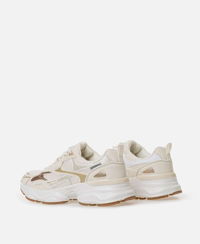 Superdry Παπούτσι Γυναικείο - Sundrift MOQS 800 Sneakers - SDSS26282-CREAM/WHITE - Image 5