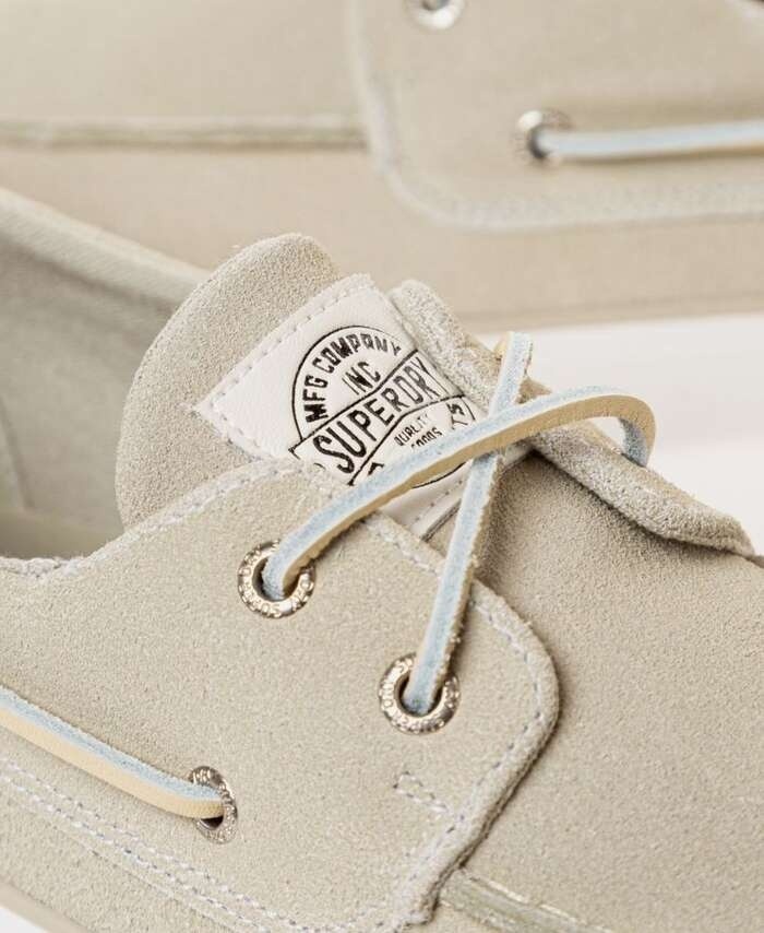 Superdry Παπούτσι Ανδρικό - Antoni Μοκασίνια MOQS 600 Boat Shoes - SDSS26200-LILY WHITE - Image 3