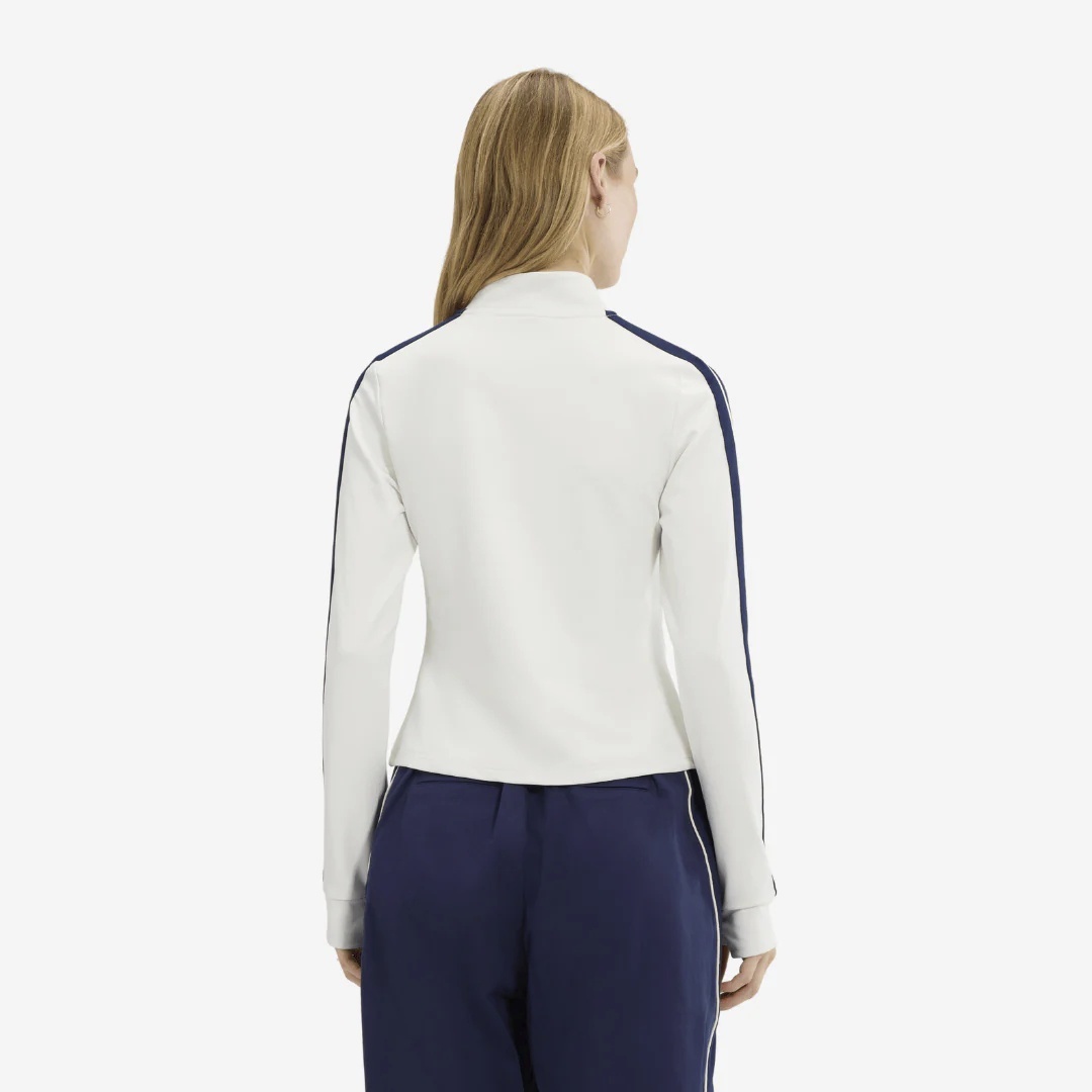 Ellesse Γυναικεία ζακέτα με φερμουάρ Banff FZ Jacket in Off White - SGB22755-904 OFF WHITE - Image 3