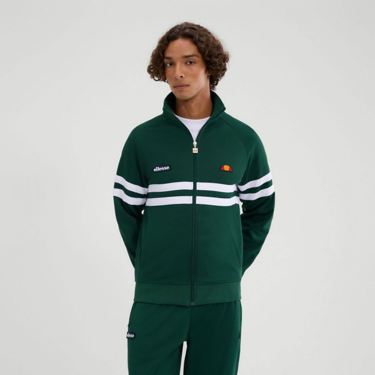 Ellesse Ανδρική Ζακέτα - RIMINI TRACK JACKET - SHB00892-502 DARK GREEN