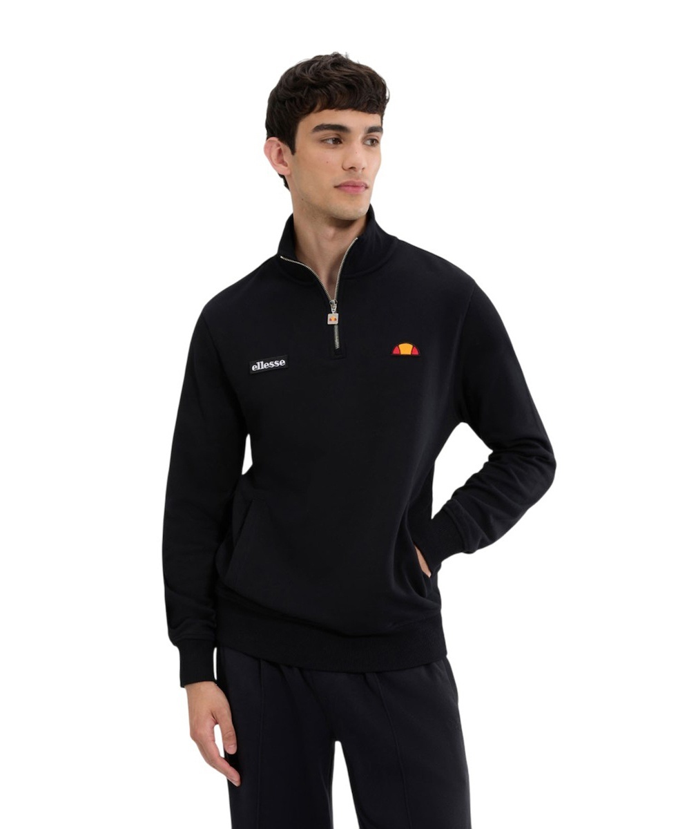 Ellesse Ανδρική Μπλούζα Zip - MENS CLASSICS PELEGRINI 1/4 ZIP - SHB14638-011 Black - Image 3