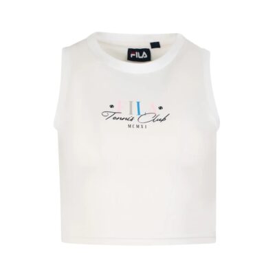 Fila Γυναικεία Αμάνικη Μπλούζα - Harlequinn - SS23SPW056-100 - White