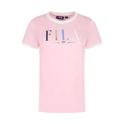 Fila Γυναικεία Κοντομάνικη Μπλούζα - Zios - SS23SPW061-374 - Pink