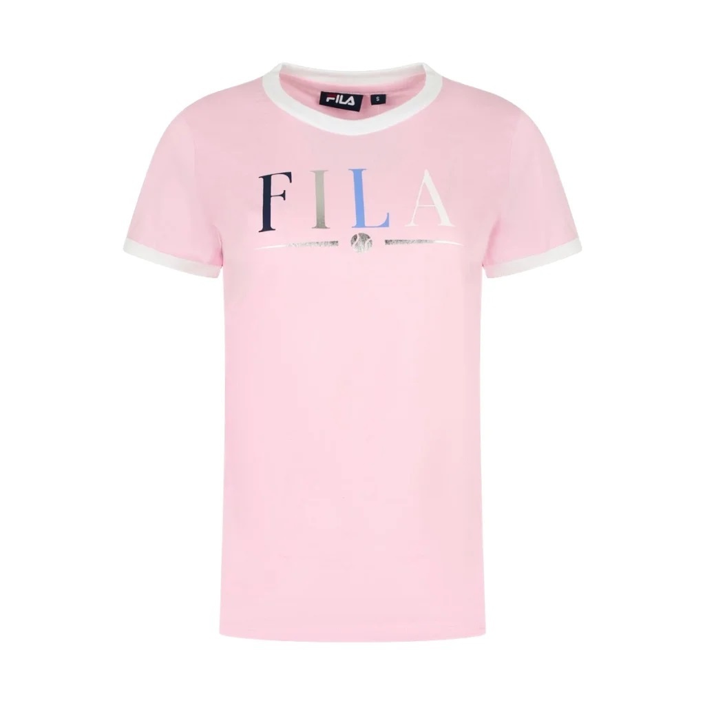 Fila Γυναικεία Κοντομάνικη Μπλούζα - Zios - SS23SPW061-374 - Pink