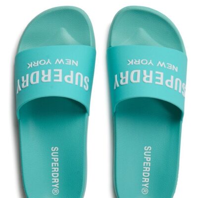 Superdry Γυναικείες Παντόφλες - Sdna Core Ombre Pool Slide - WF310236A-9MQ - Bali Blue