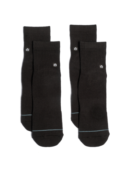 Emerson - Basic Mid Crew Socks (2-Pairs)