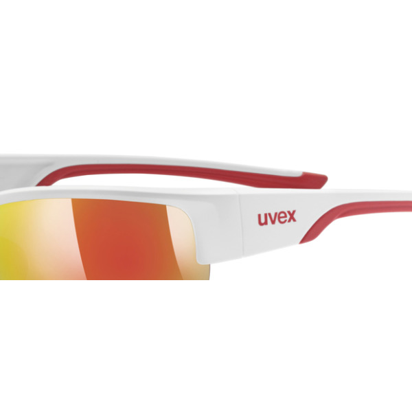 Uvex Γυαλιά Ηλίου - SPORTSTYLE 215 - White Mat - Mirror Red - Image 3