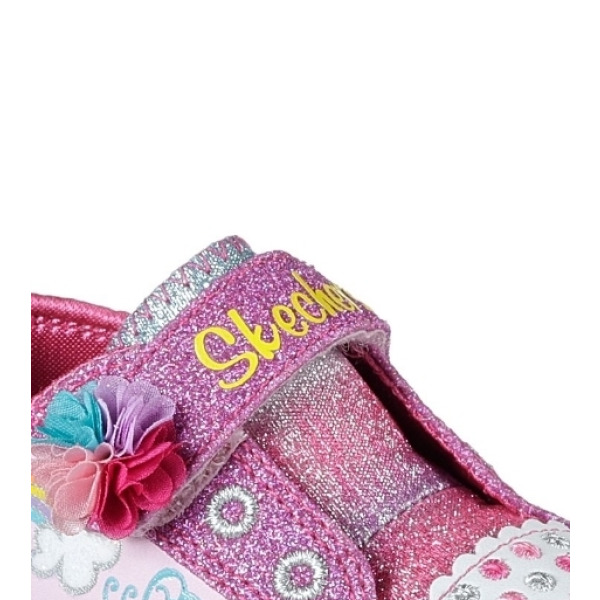 Skechers Παπούτσι Bebe- Twinkle Toes: Baby Sparks - Sweet Sunshine 89305N-PKMT - Image 3