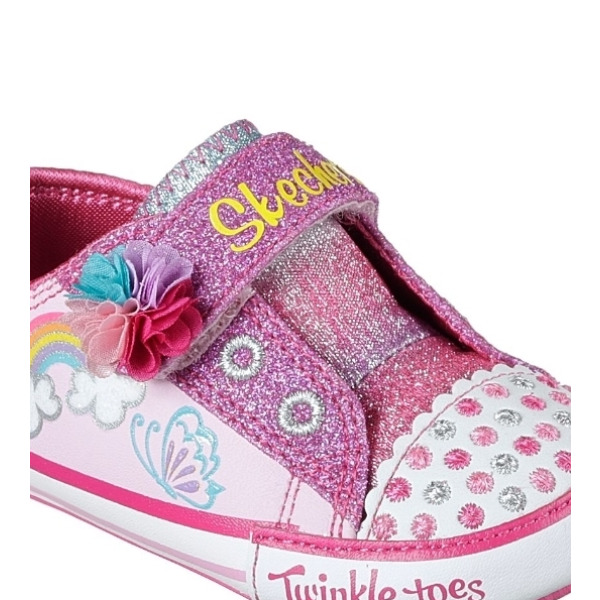 Skechers Παπούτσι Bebe- Twinkle Toes: Baby Sparks - Sweet Sunshine 89305N-PKMT - Image 2