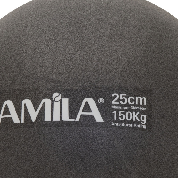 Amila Μπάλα Pilates, 25cm, Μαύρη, bulk - 95819 - Image 3