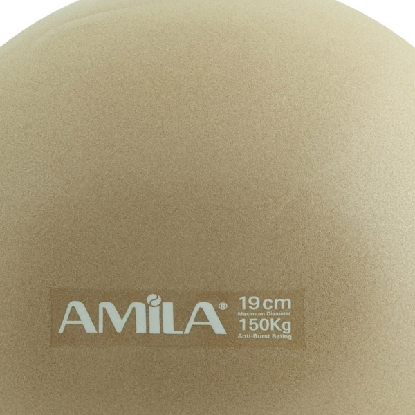Amila Μπάλα Pilates 19cm, Χρυσή, bulk - 95804 - Image 3