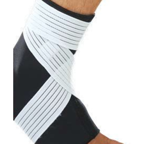 LP Support - Επιστραγαλίδα δετή ANKLE Support WITH STRAP - 728-BK - Black - Image 2