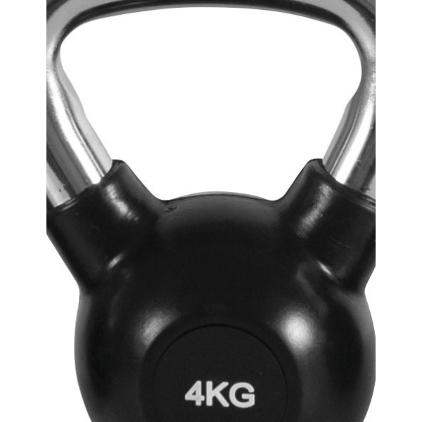 Amila Kettlebell Rubber Cover Cr Handle 4Kg - 90453 - Image 2
