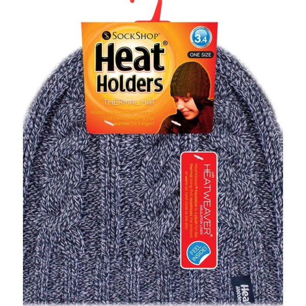Heat Holders Γυναικείος Σκούφος - Cable Hat - Navy Twist - 80113-0483 - Image 3