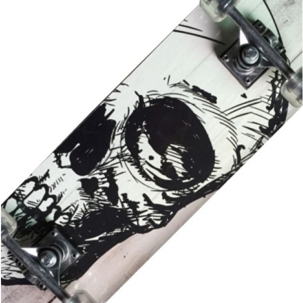 Nextreme Τροχοσανίδα - Skateboard Maple Nextreme - Tribe Pro White Skull - 07-432-004 - Image 2