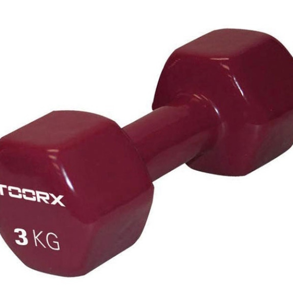 Toorx Βαράκι Χεριού Βινυλίου 3kg - Μπορντό - 10-432-078 - Image 2