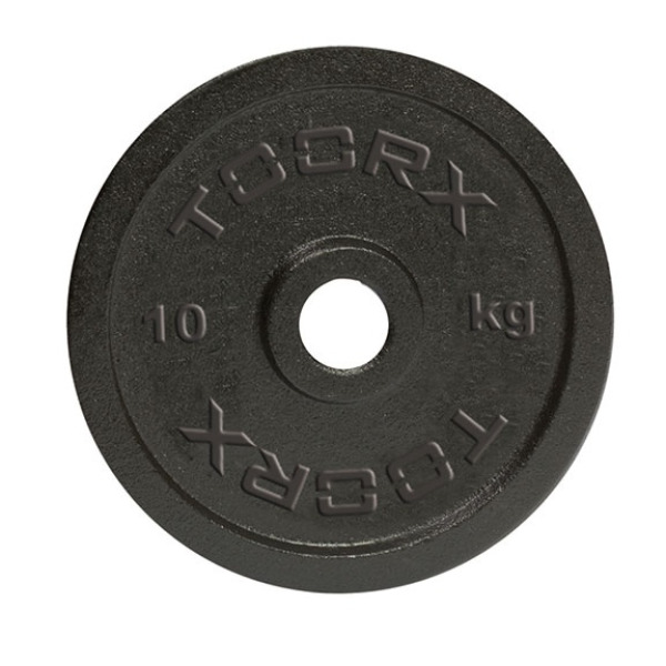 Toorx Μαντεμένιος Δίσκος 10 kg δ 25mm - Black - 10-432-017 - Image 2