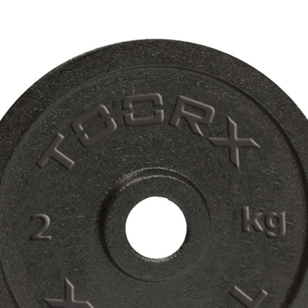 Toorx Μαντεμένιος Δίσκος 2 kg δ 25mm - Black - 10-432-015 - Image 3