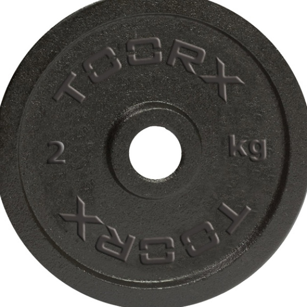Toorx Μαντεμένιος Δίσκος 2 kg δ 25mm - Black - 10-432-015 - Image 2