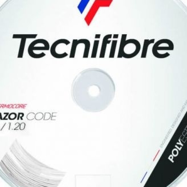 Tecnifibre Πλέγμα για Ρακέτα του Τέννις - TF BOB 200M Razor Code 1.2 - White - 04RRA120XW - Image 2