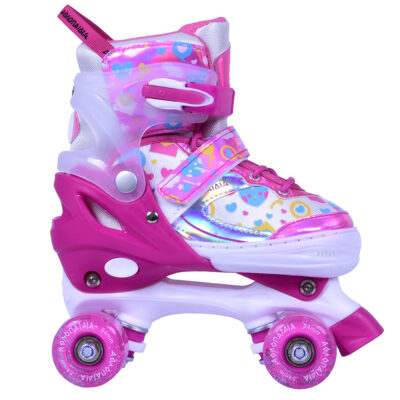 3K Αυξομειούμενα Roller Skates - Φούξια