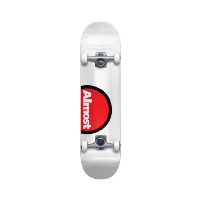 ALMOST Off Side FP Complete Skateboard 7.625" - White
