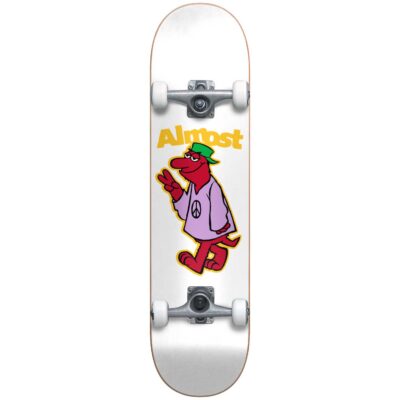 ALMOST Peace Out Yth FP Complete Skateboard 7.25" - Λευκό