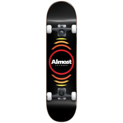 ALMOST Reflex Yth FP Soft Wheels Complete Skateboard 7" - Μαύρο