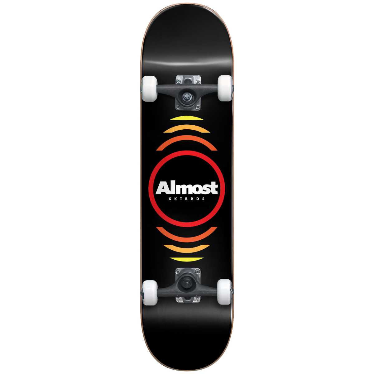 ALMOST Reflex Yth FP Soft Wheels Complete Skateboard 7" - Μαύρο