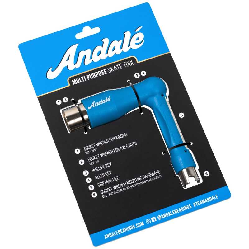 ANDALE Multi Purpose Skate Tool - Μπλε