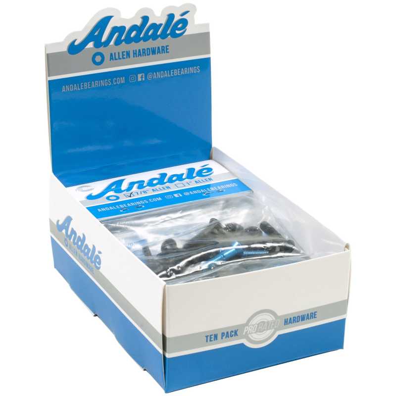 ANDALE Βίδες και Παξιμάδια Allen, 10πακ, 7/8"