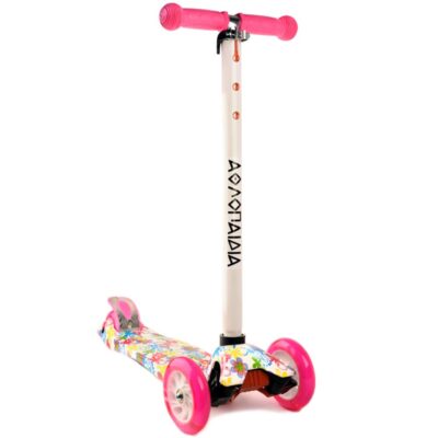 ΑΘΛΟΠΑΙΔΙΑ Πατίνι (Scooter) 3τροχο, με Φωτιζόμενα Ροδάκια, #1