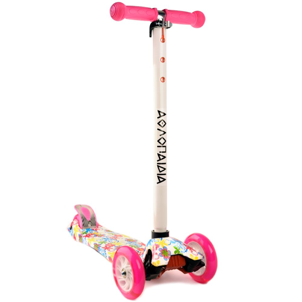 ΑΘΛΟΠΑΙΔΙΑ Πατίνι (Scooter) 3τροχο, με Φωτιζόμενα Ροδάκια, #1