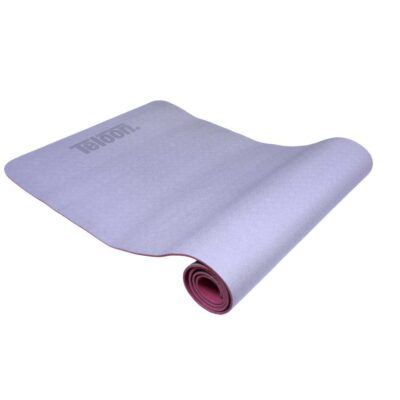 ΑΘΛΟΠΑΙΔΙΑ Στρώμα Yoga TPE Δίχρωμο 0,6εκ. - Γκρι/Ροζ