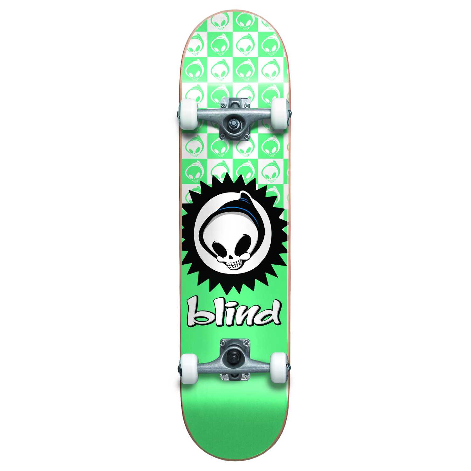 BLIND Checkered Reaper Yth FP Soft Wheels Complete Τροχοσανίδα 7.375" - Γαλάζιο