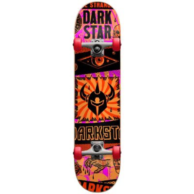 DARKSTAR Collapse FP W/Stocing Complete Skateboard 7.875" - Orange