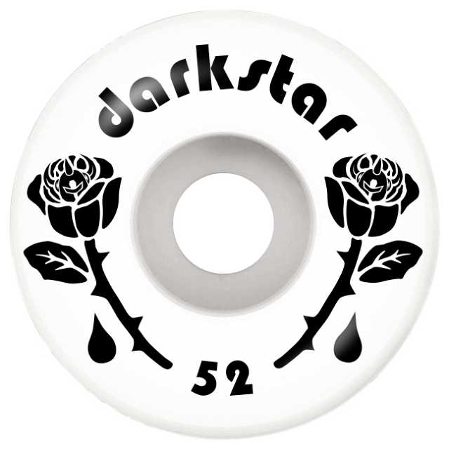 Darkstar Forty 52χιλ. Ροδάκια - Μαύρο/Λευκό