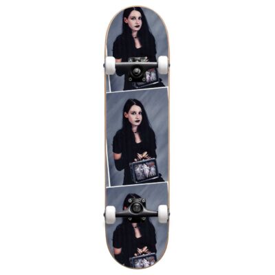 DARKSTAR Goth Girl FP Premium Complete Skateboard 7.875" - Μαύρο