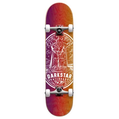DARKSTAR Warrior Yth FP Premium Complete Skateboard 7.375" - Multi