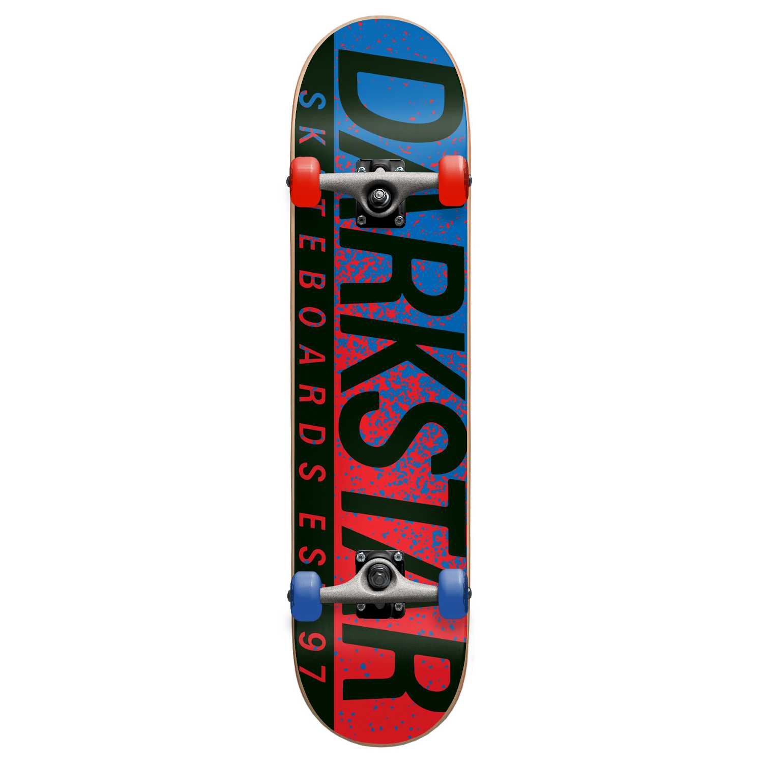 DARKSTAR Wordmark FP Complete Skateboard 8" - Red/Blue