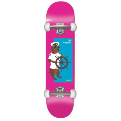 ENJOI The Captain Yth FP Complete Skateboard 7.25" - Ροζ