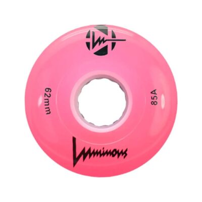 LUMINOUS Ροδάκια Led Quads 62χιλ./85A - Ροζ