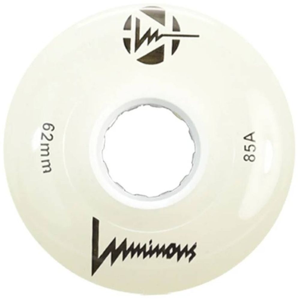 LUMINOUS Ροδάκια Led Quads 62χιλ./85A - Λευκό Glow