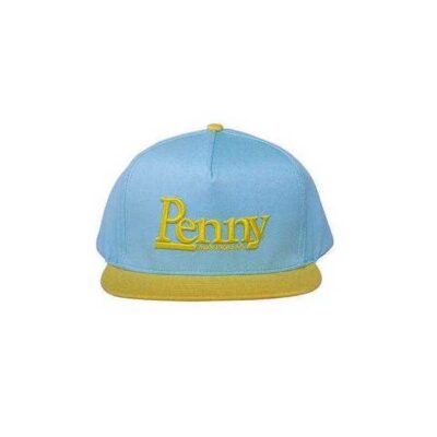 PENNY SKATEBOARDS Snapback Cap, Light Blue/Yellow