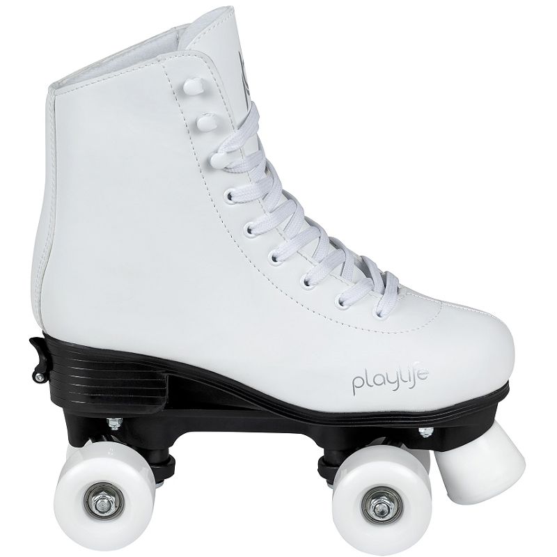 PLAYLIFE Classic White Adj. Αυξομειούμενα Πατίνια - Λευκό