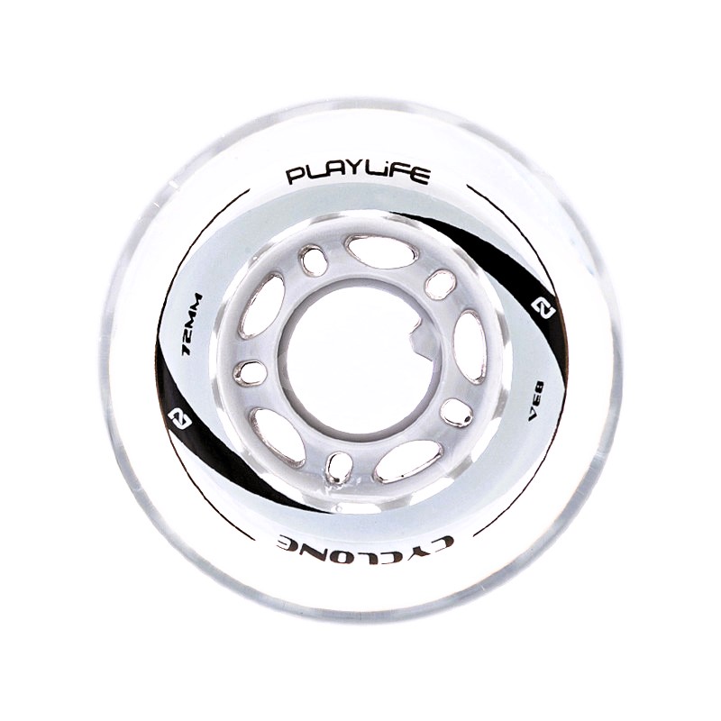 PLAYLIFE Cyclone Wheels + Bearins - 72mm/84A