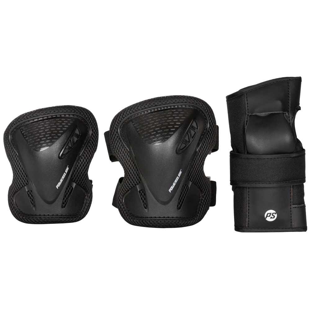POWERSLIDE Βasic Adult Set Προστατευτικά - Μαύρο